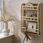 CuddleCo Aria Wave Bookshelf - Rattan