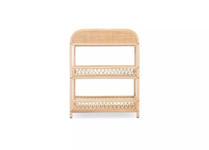 CuddleCo Aria Rattan Changing Table - Natural
