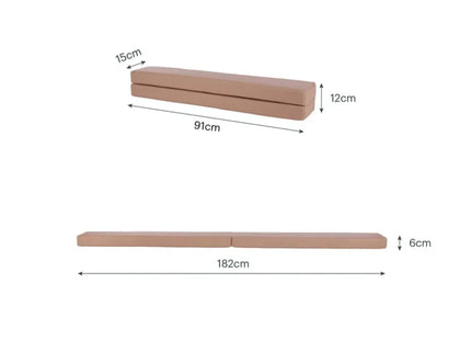 CuddleCo Soft Play Balance Beam - Tuscany