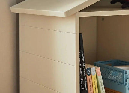 CuddleCo Play House Bookcase - Pebble