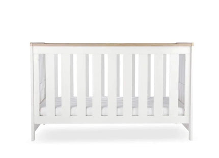 CuddleCo Burford Cot Bed - White/Oak