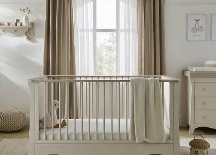 CuddleCo Clara Cot Bed - Cashmere & Ash