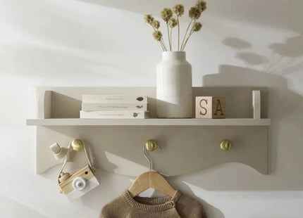 CuddleCo Clara Nursery Shelf - Cashmere & Ash