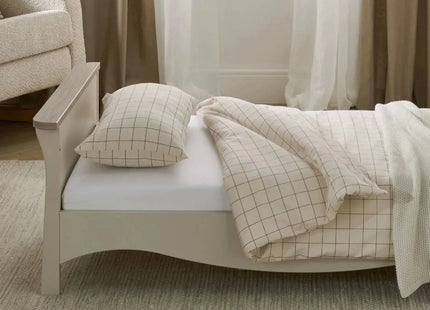 CuddleCo Clara Toddler Bed - Cashmere/Ash