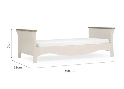 CuddleCo Clara Toddler Bed - Cashmere/Ash