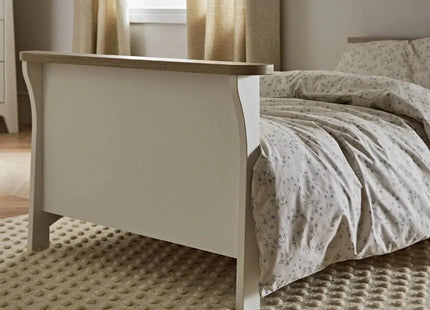 CuddleCo Clara Toddler Bed - White/Ash