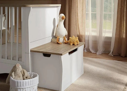 CuddleCo Clara Storage Box - White/Ash