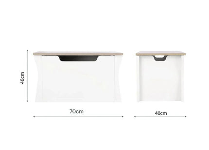 CuddleCo Clara Storage Box - White/Ash