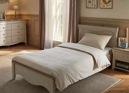 CuddleCo Clara Single Bed - Cashmere/Ash
