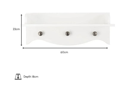 CuddleCo Clara Wall Shelf - White