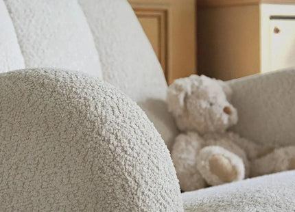 CuddleCo Etta Cuddle Nursing Chair & Foot Stool - Boucle Off-White
