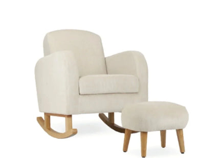 CuddleCo Etta Nursing Chair & Footstool - Sand