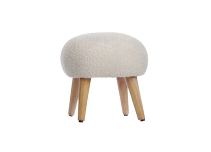 CuddleCo Etta Foot Stool - Boucle Mushroom