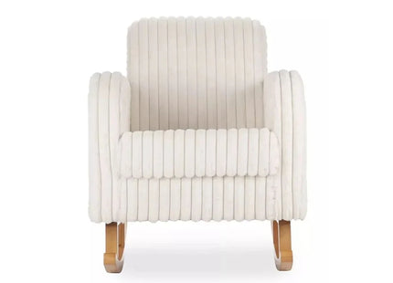 CuddleCo Etta Nursing Chair - Faux Fur Cream