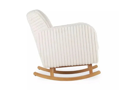 CuddleCo Etta Nursing Chair - Faux Fur Cream