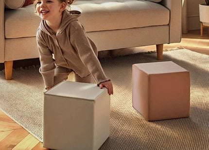 CuddleCo Soft Play Cubes 2 Piece - Tuscany/Pebble