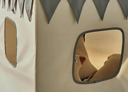 CuddleCo Play House with Bunting - Sea Salt