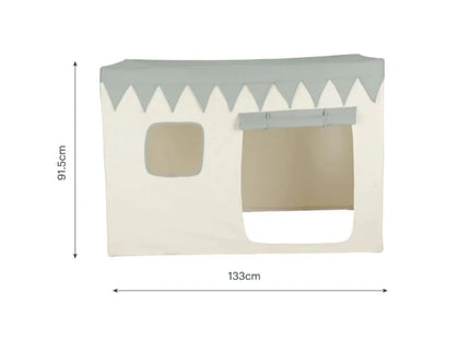 CuddleCo Play House with Bunting - Sea Salt