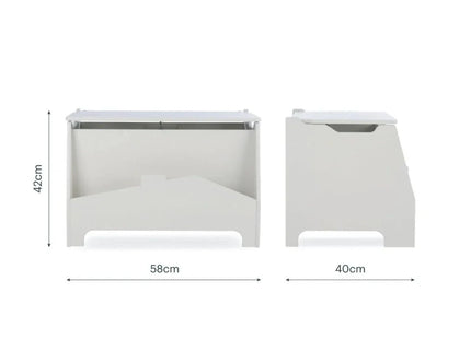 CuddleCo Play House Storage Box - Pebble