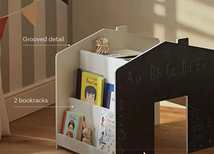 CuddleCo Play House Storage Desk with Bench - Pebble