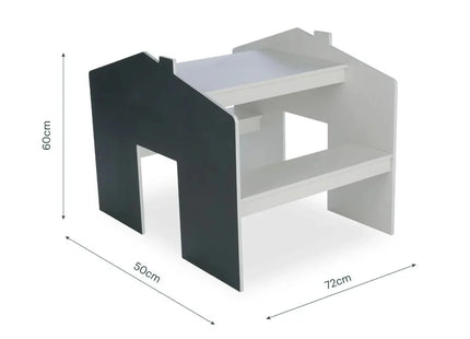 CuddleCo Play House Desk for 2 - Pebble