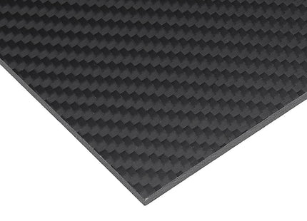 3K Carbon Fibre Plate 200x300mm (1.5mm to 5mm Thickness)
