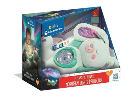 Clementoni Northern Lights Plush Arctic Bunny Projector