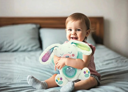 Clementoni Northern Lights Plush Arctic Bunny Projector
