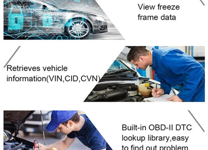 AUTOPHIX OM123 Car Portable OBD2 Scanner Car Diagnostic Tool OBD 2 Automotive Scanner EOBD Code Reader, OM123 (Orange)