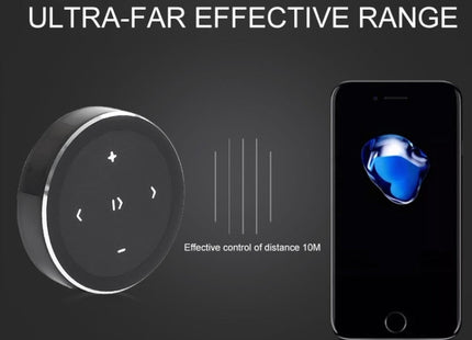 Car Wireless Bluetooth Controller Mobile Phone Multimedia Multi-functional Steering Wheel Remote Controller, RXW-1 (Black), RXW-1 (Silver)