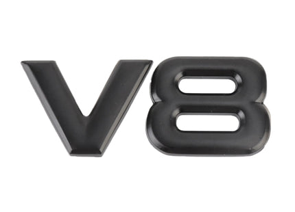 V8 Separate Shape Car Metal Body Decorative Sticker, V8 Separate Shape