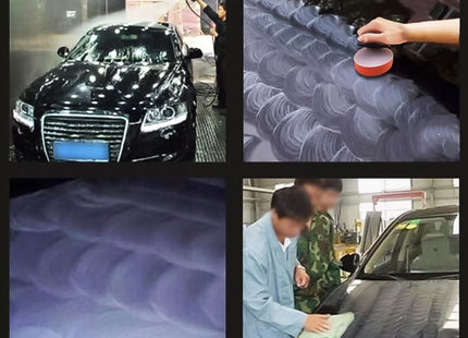 Car Polishing Sponge Round Sponge High-density Sponge, Size:7.5*5cm