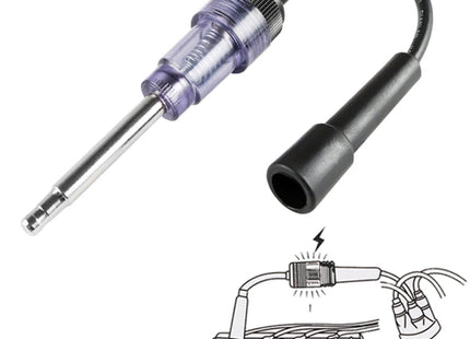 DC 12V Ignition Test Instrument Spark Plug Ignition Detector Auto Diagnostic Test Tool, Ignition Test Instrument