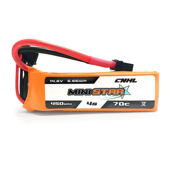 CNHL MiniStar 450mAh 14.8V 4S 70C Lipo Battery (XT30)