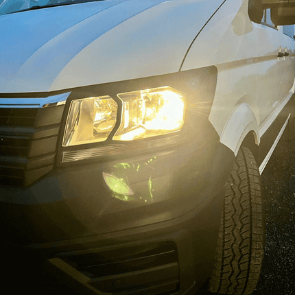 For VW Crafter New Shape Headlight Guards – Matte Black – Premium Protection | Van-X