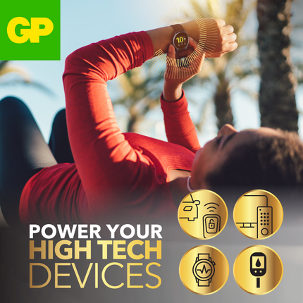 GP CR2032 Ultra Plus 3V Lithium Coin Cell Batteries - Pack of 2