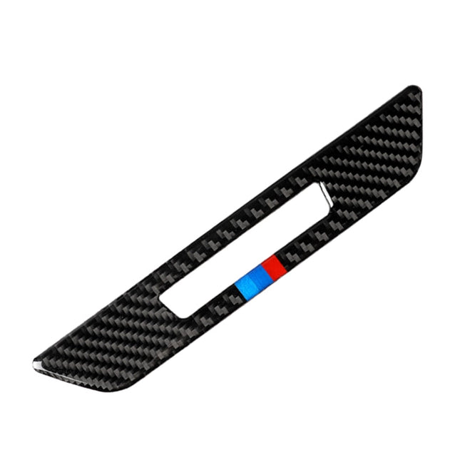 Car Tricolor Carbon Fiber Seat Memory Button Decorative Sticker for BMW 5 Series G38 528Li / 530Li / 540Li 2018, Seat Memory Button(Tricolor)