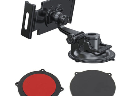 Car Dashboard Tablet Holder PVC Suction Cup Windshield Bracket + Tray