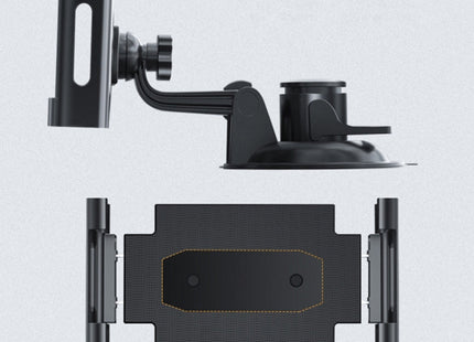 Car Dashboard Tablet Holder PVC Suction Cup Windshield Bracket + Tray