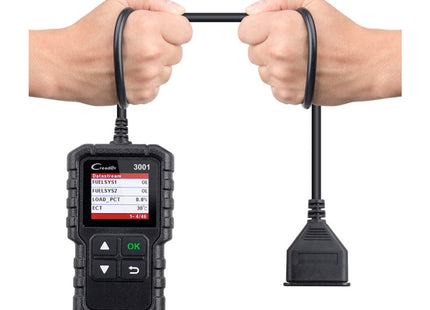 Launch Creader CR3001 Car Color Screen Code Reader OBD2 Fault Detector Diagnostic Tool, Launch Creader CR3001