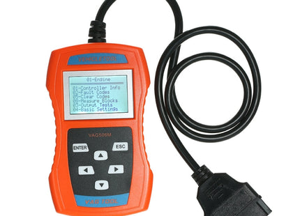 VAG506M Car Mini Code Reader OBD2 Fault Detector Diagnostic Tool, Nordic Version, VAG506M, Nordic Version