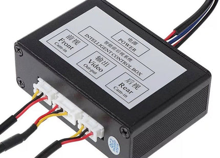 Car Right Blind Spot Camera Reversing Image Switching Front and Rear View Two-way Control Box, Two-way Control Box