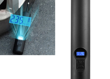LCD Digital Display Rechargeable Portable Electric Air Pump With COB Light