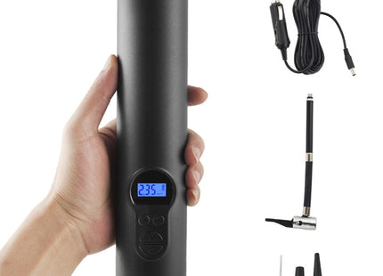 LCD Digital Display Rechargeable Portable Electric Air Pump With COB Light