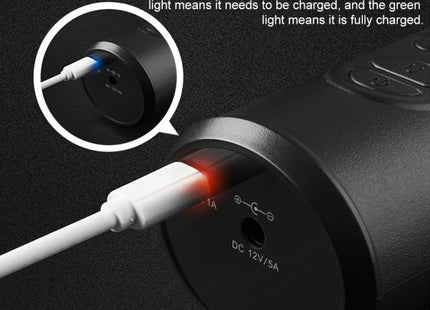 LCD Digital Display Rechargeable Portable Electric Air Pump With COB Light