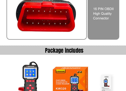 KONNWEI KW320 Car OBD2 Fault Diagnosis Tool, KW320