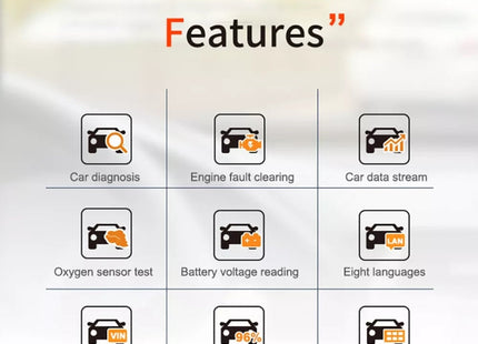 V317 Car Fault Detector OBD2 ELM327 Scanner Code Reader