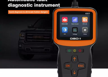 V317 Car Fault Detector OBD2 ELM327 Scanner Code Reader