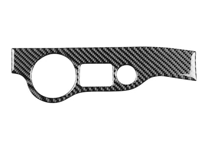 Carbon Fiber Car Headlight Switch Panel Decorative Sticker for Dodge Challenger 2015 to Now, Left Driving, Headlight Switch Panel
