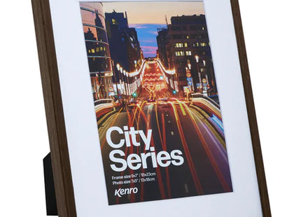 Kenro City Series Photo Frame 7x5" - Brown